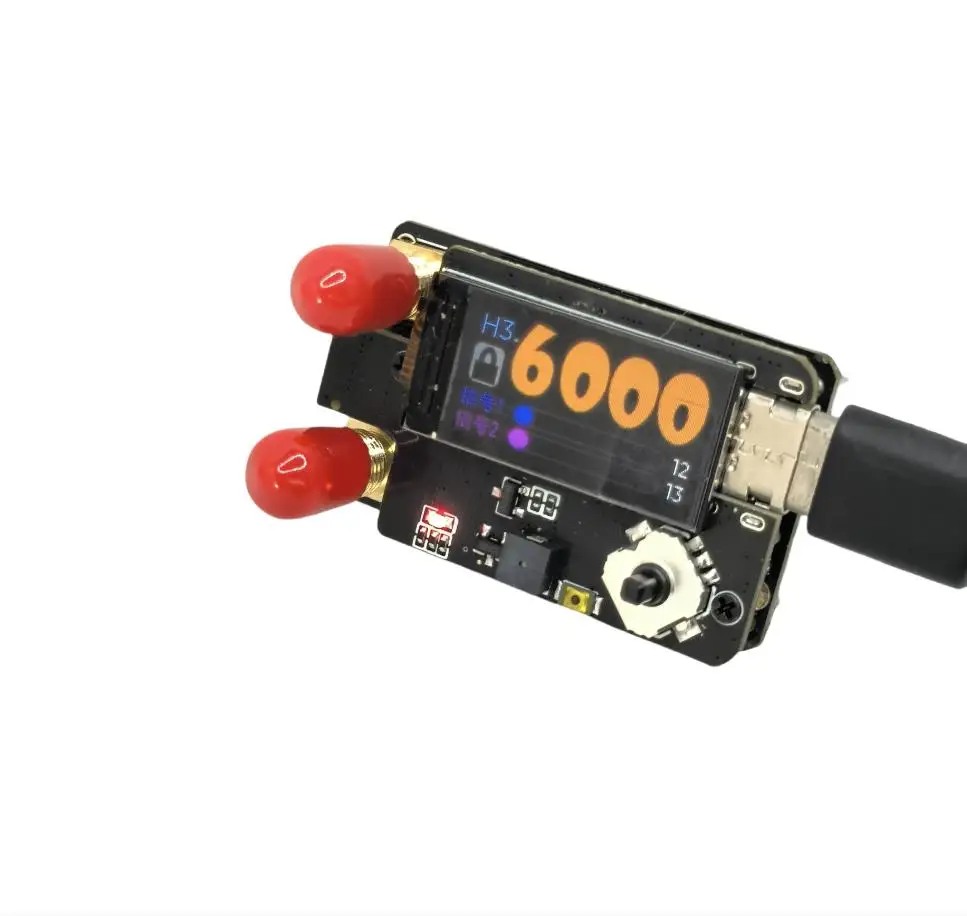 FPV VTX 4.9-6.1G 3 Вт модуль аудиопередатчика для передачи изображений, оснащенный антенной 15 см для дрона Skyzone FPV DJI V1 V2