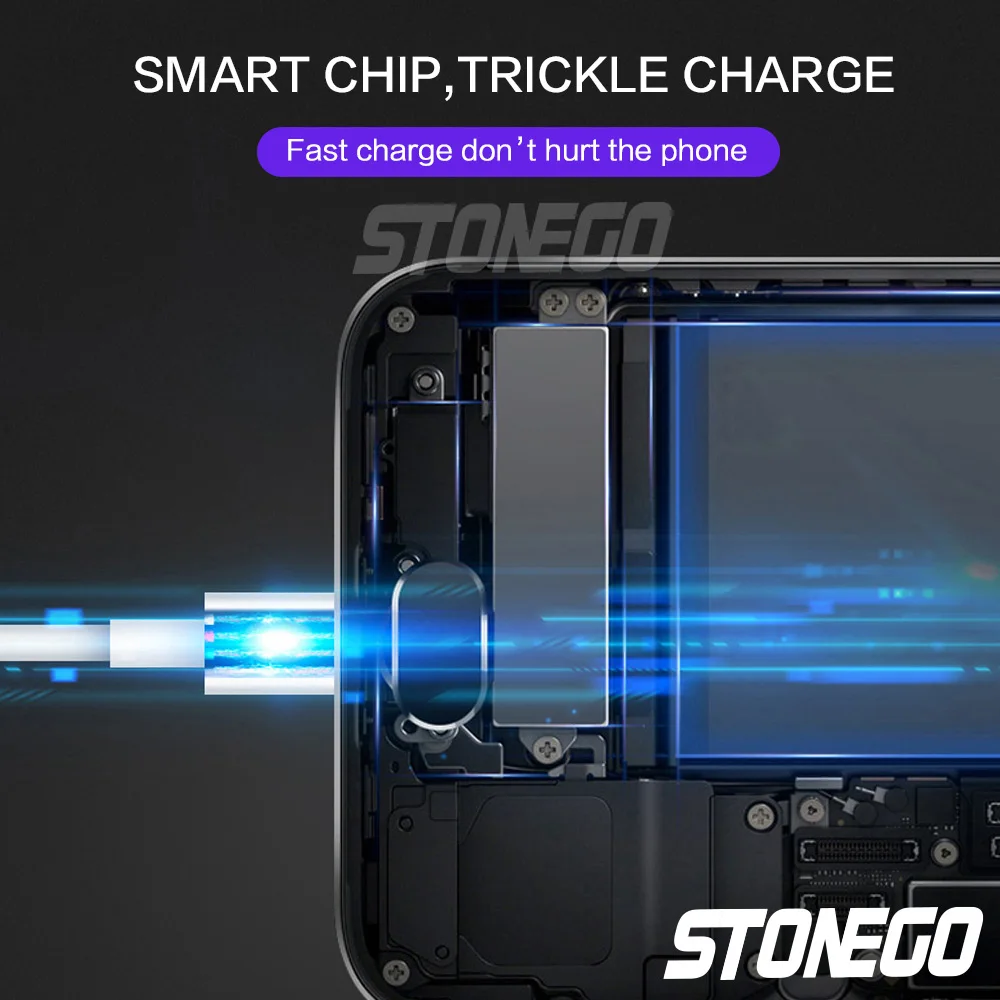 Фото Кабель STONEGO USB Type C К USB A, 5 А, Быстрая Зарядка, Высокоскоростная Синхронизация Данных №4
