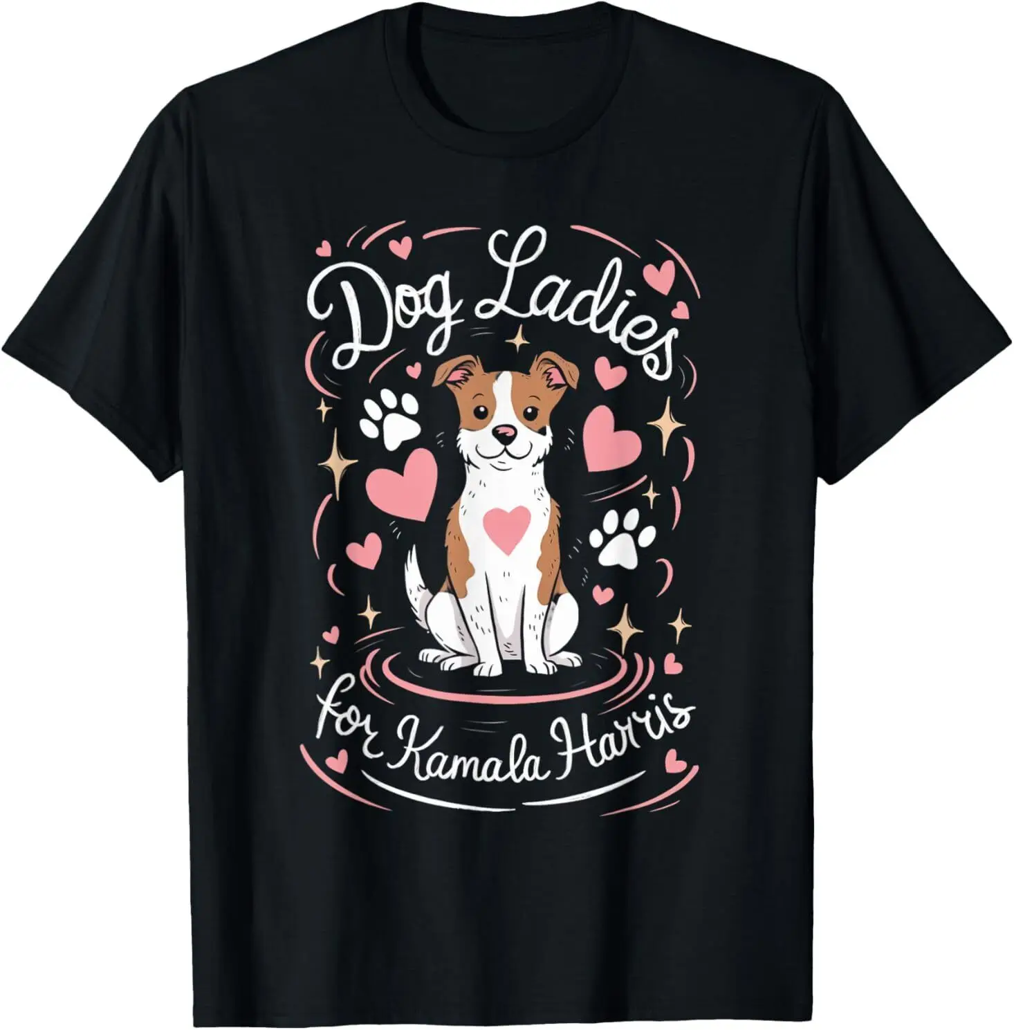 Женская футболка Dog for Kamala Harris