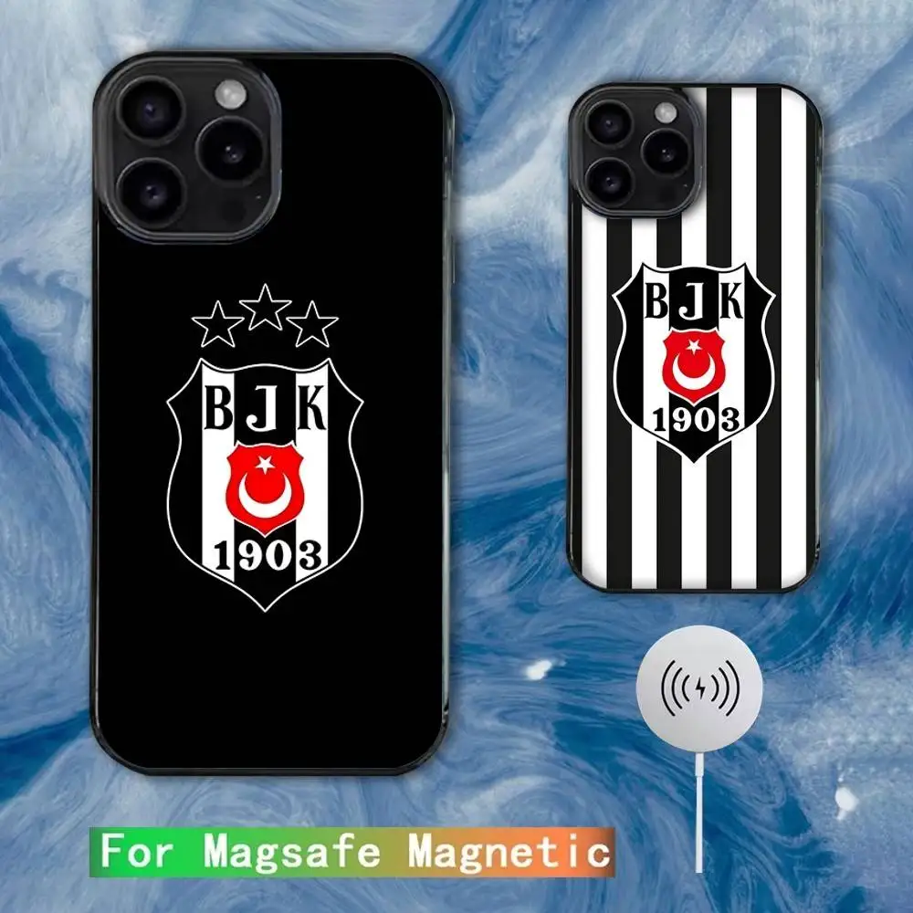 Модный чехол для телефона Besiktas BJK для iPhone 16e, 16,15,14,13,12,11, Plus, Pro, Max, Mini Magsafe с магнитной беспроводной зарядкой