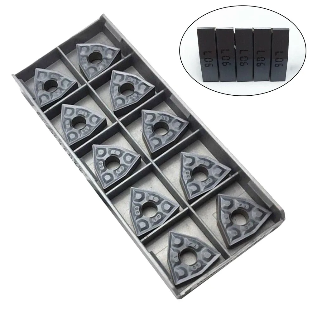 Фото 10шт ISCAR WNMG431-TF IC907 WNMG 080404 -TFIC907 Комплект твердосплавных вставок Карбид WNMG 080404 -Набор инструментов для вставки TF №5