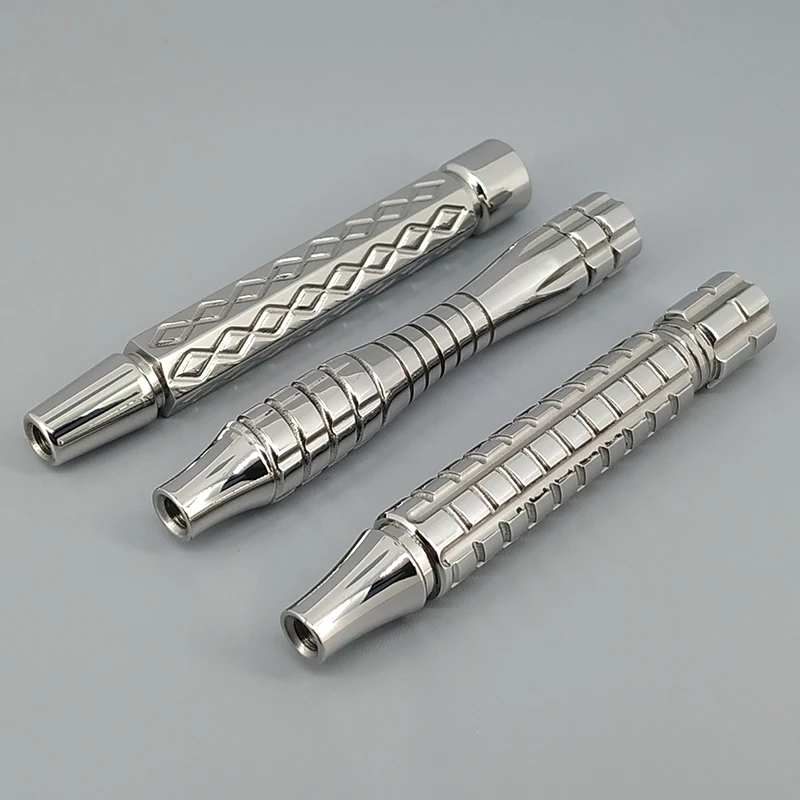 Ручка безопасной бритвы из нержавеющей стали Dscosmetic Spiral 316, для безопасной бритвы
