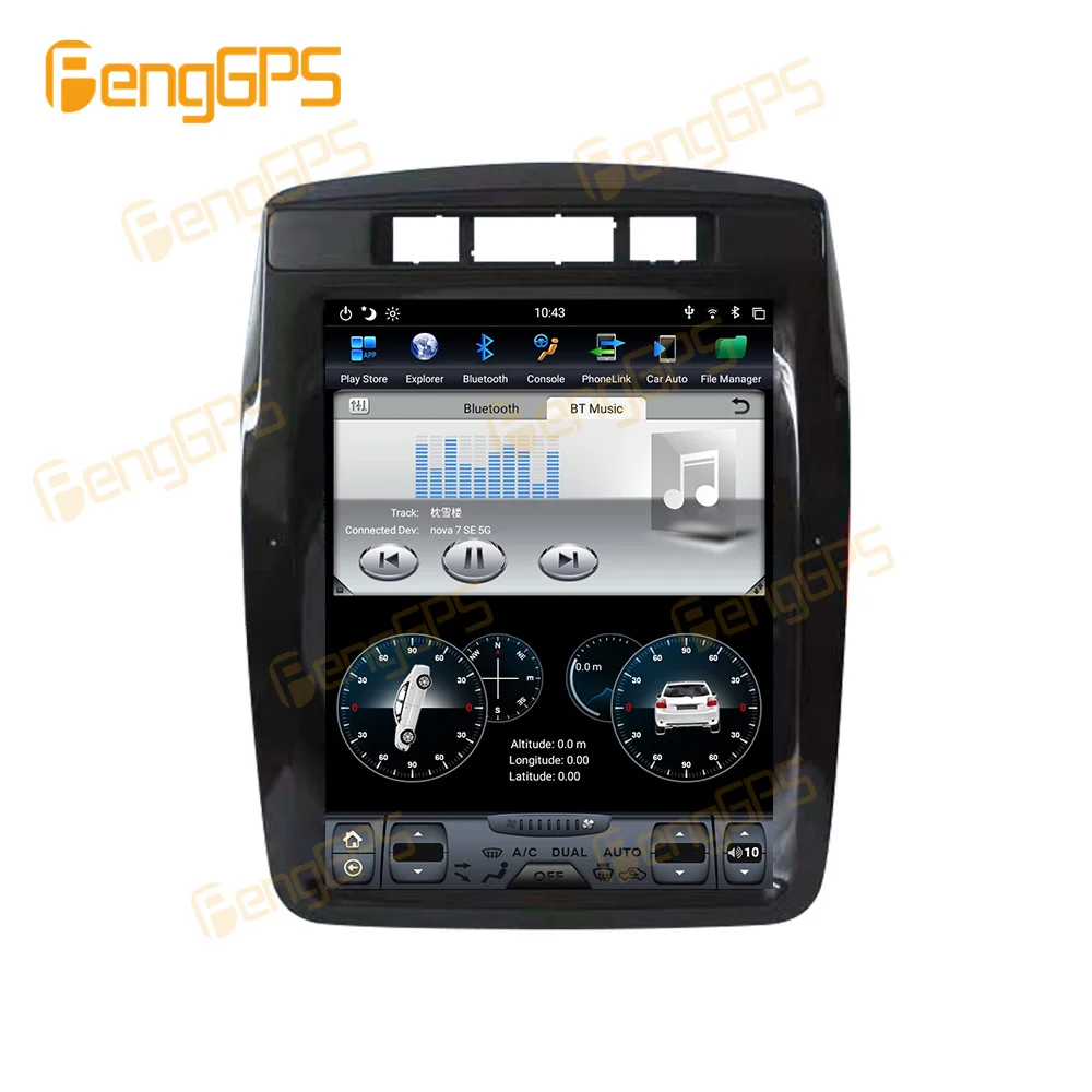 Фото Android 11 Carplay для VW Touareg RCD550 2011-2021 Вертикальный стиль автомобильный GPS-навигатор головное устройство мультимедийный плеер 4G WIFI DSP №5