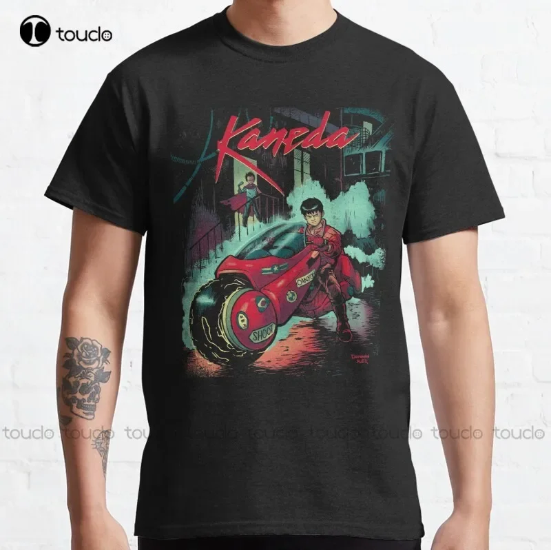 Новая классическая футболка Neo-Tokyo Rain, хлопковая футболка S-5XL, фиолетовая рубашка для женщин, унисекс