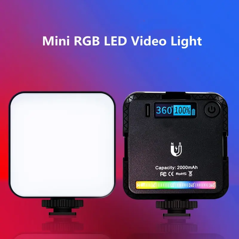 W64 светодиодный RGB Video светильник