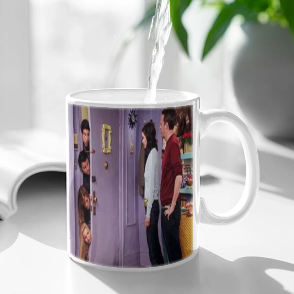 Кружка для кофе Friends TV Show, 11 унций, забавная керамическая чашка для кофе, чая, какао, ручка, чашка для чая и напитков