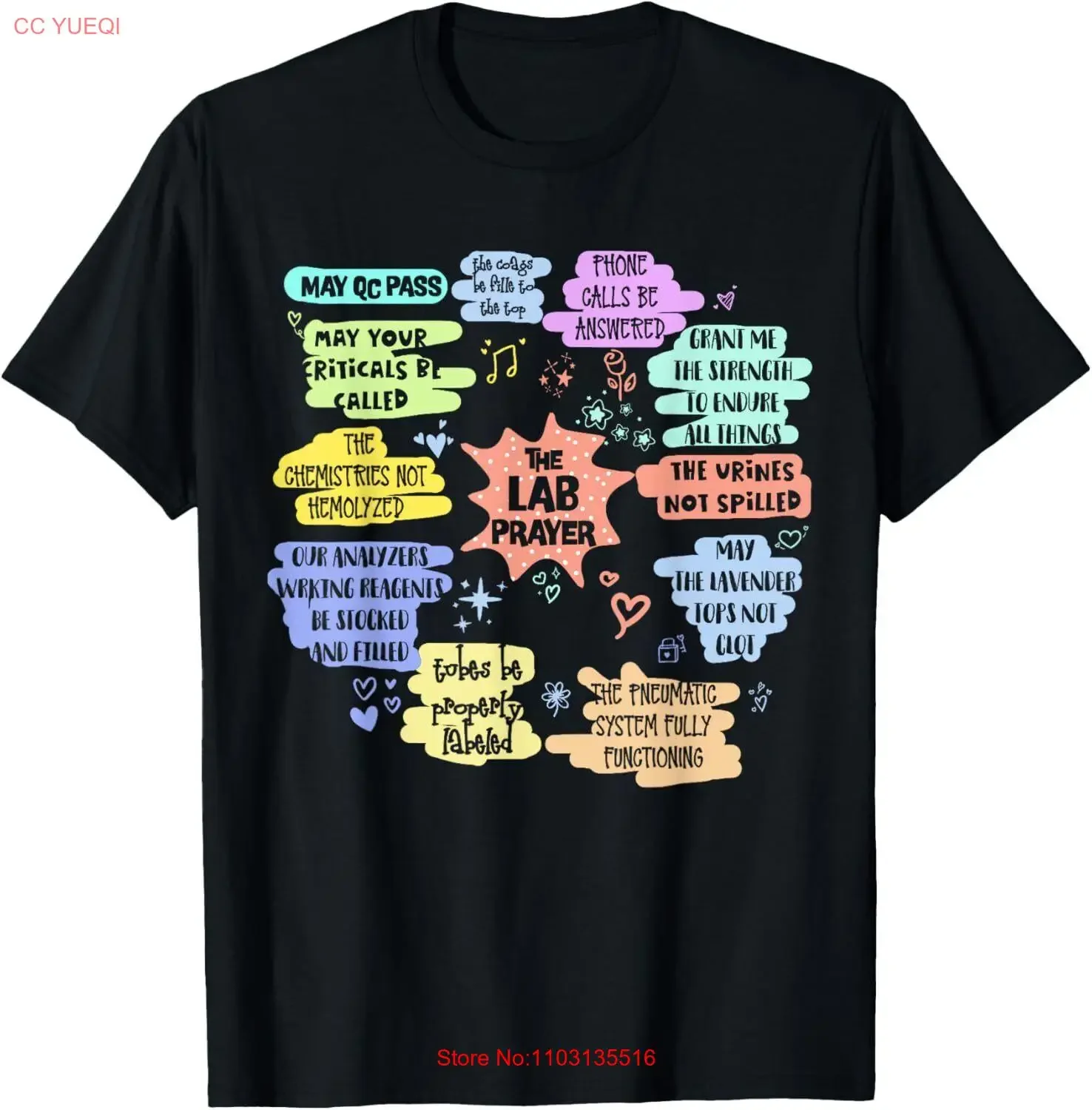 Футболка The Lab Tech's Prayer Med Tech Phlebotomy Week 2023, винтажная стильная дышащая мягкая футболка с рисунком, стильная