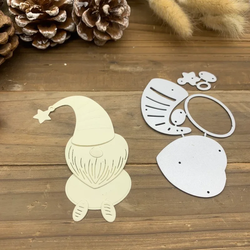 Gnome Santa металлические трафареты для DIY Скрапбукинг декоративное тиснение ручной работы шаблон для высечки