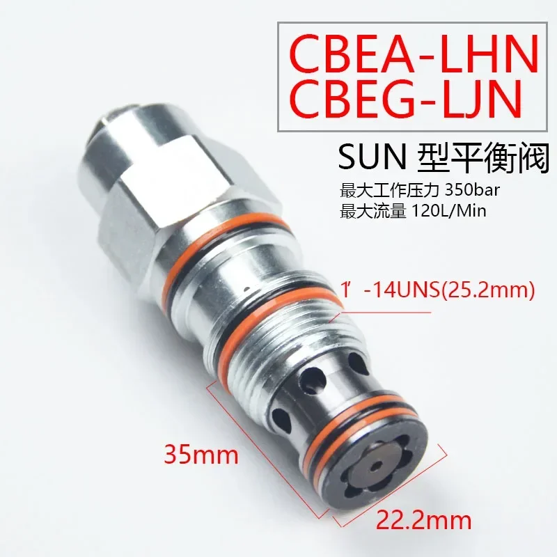 Балансировочный клапан типа SUN Клапан противовеса CBEA CBEG LHN LJN CBA-T02-L1RN L3RN