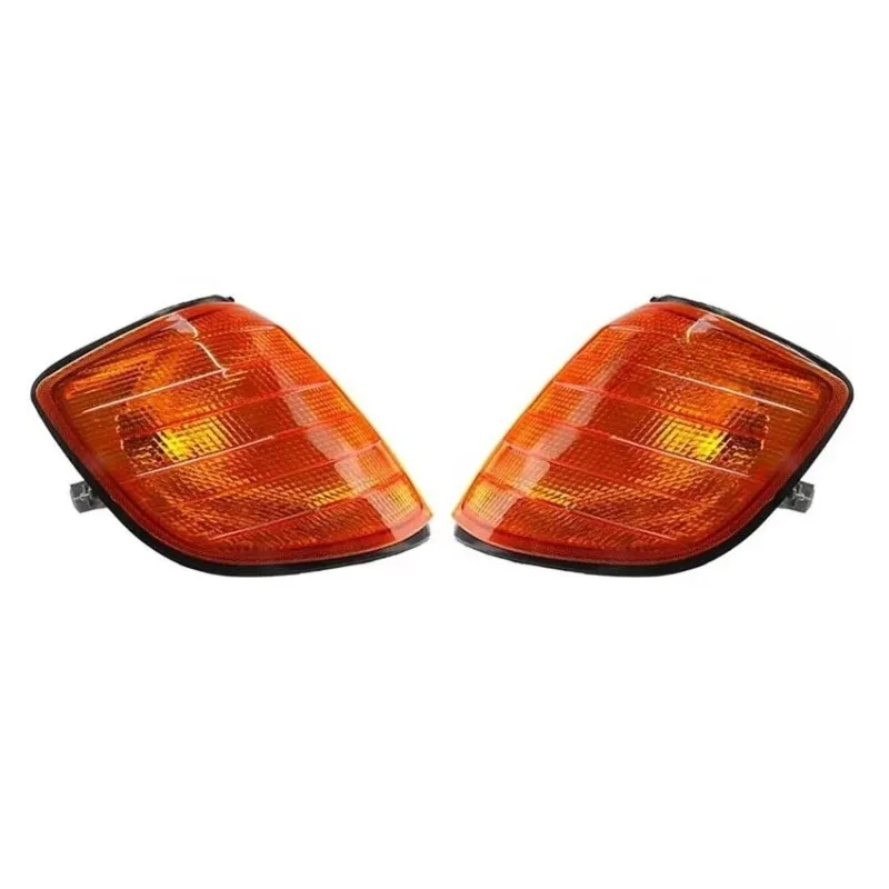 Фото Для Mercedes Benz C Class W202 C230 C280 1994-2000 2028261243 PMFC указатель поворота, рамка, крышка автомобиля, боковая угловая лампа без лампочек №4