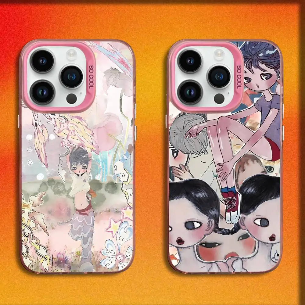 Чехол для телефона A-Aya T-Takano A-Art для iPhone 17,16,15,14,13,12,11,Pro,Max,Plus,E,SE4,Air,Mini Pink IMD Box