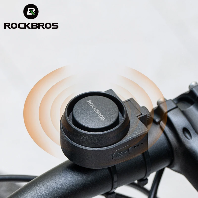Звонок велосипедный ROCKBROS Аккумуляторный с защитой от кражи, IPX5