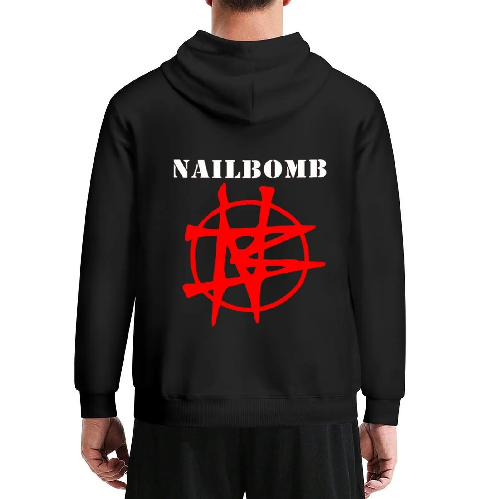 Толстовка с логотипом Nailbomb Band, мужское пальто, комплект мужской толстовки, мужская одежда, спортивный костюм для мужчин