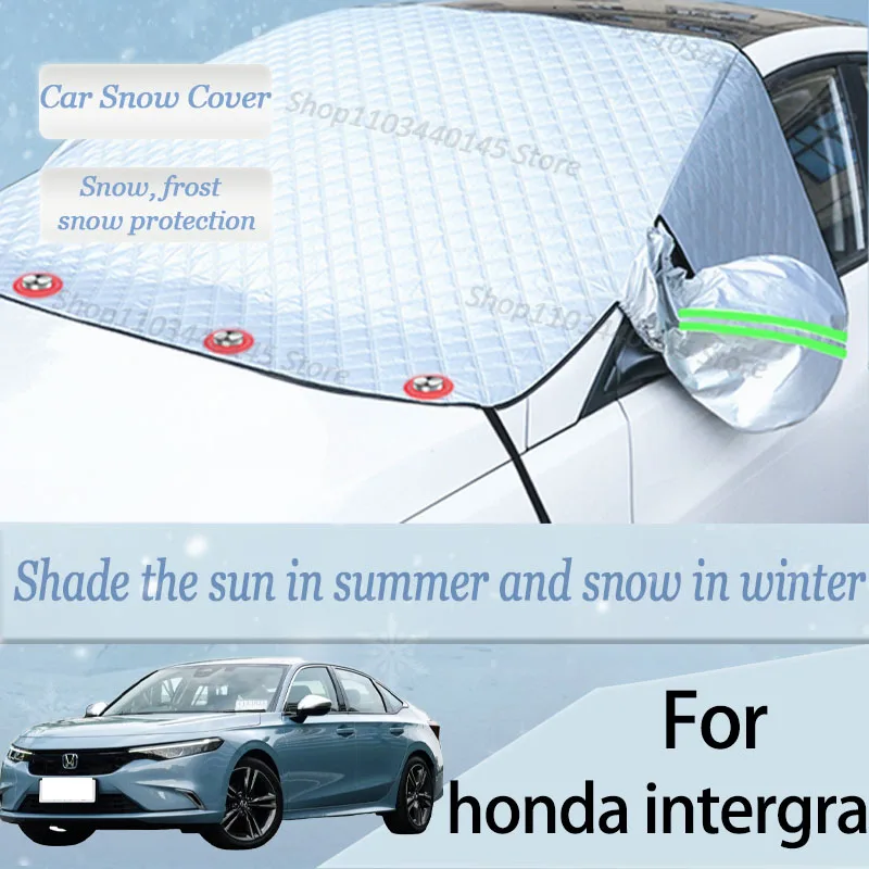 Для автомобиля honda intergra Snow Лобовое стекло, снег, мороз, пыль и УФ-козырек, зимняя автомобильная одежда, толстый магнит