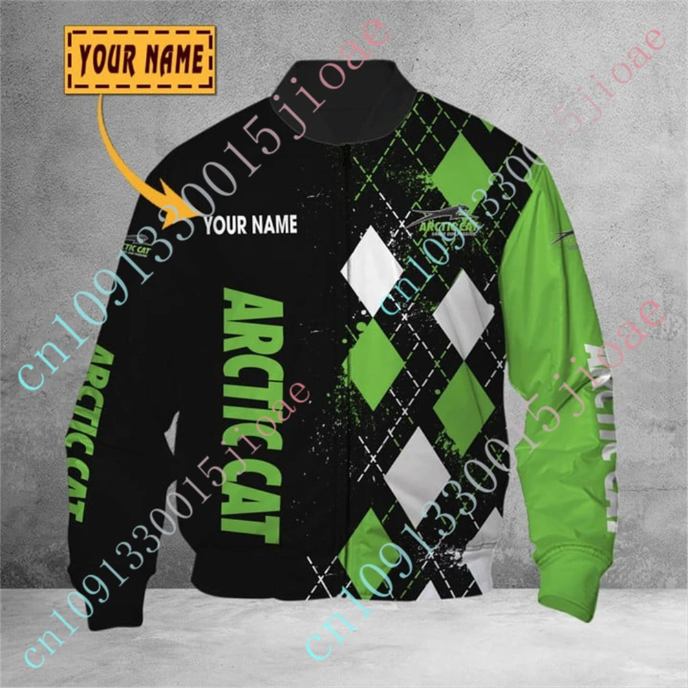 Толстое пальто Arctic Cat, куртки для мужской одежды, техническая одежда, бейсбольная форма, парки в стиле Харадзюку, ветровка, куртка-бомбер, индивидуальный логотип