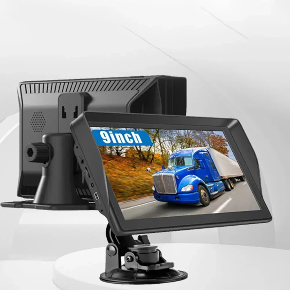 Усовершенствованный GPS-навигатор для грузовиков, 9-дюймовый экран с пожизненными обновлениями карт для Великобритании и Франции. Подходит для различных транспортных средств.