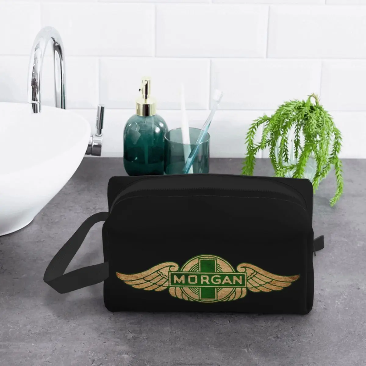 Morgan Motor Car Company Косметичка Косметический органайзер для хранения Dopp Kit Туалетные принадлежности Косметичка Пенал