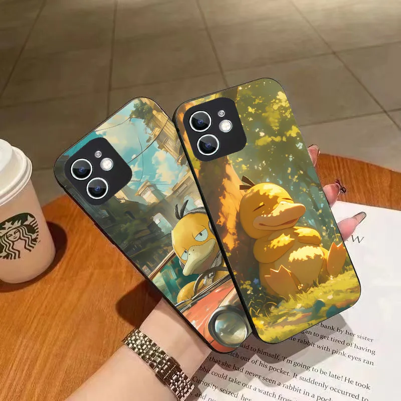 Фото WZ-61 Pokemon-Drowzee Черный гибкий чехол из ТПУ для Moto G9 10 20 22 30 31 40 41 42 50 51 52 60 71 100 Plus Power №5