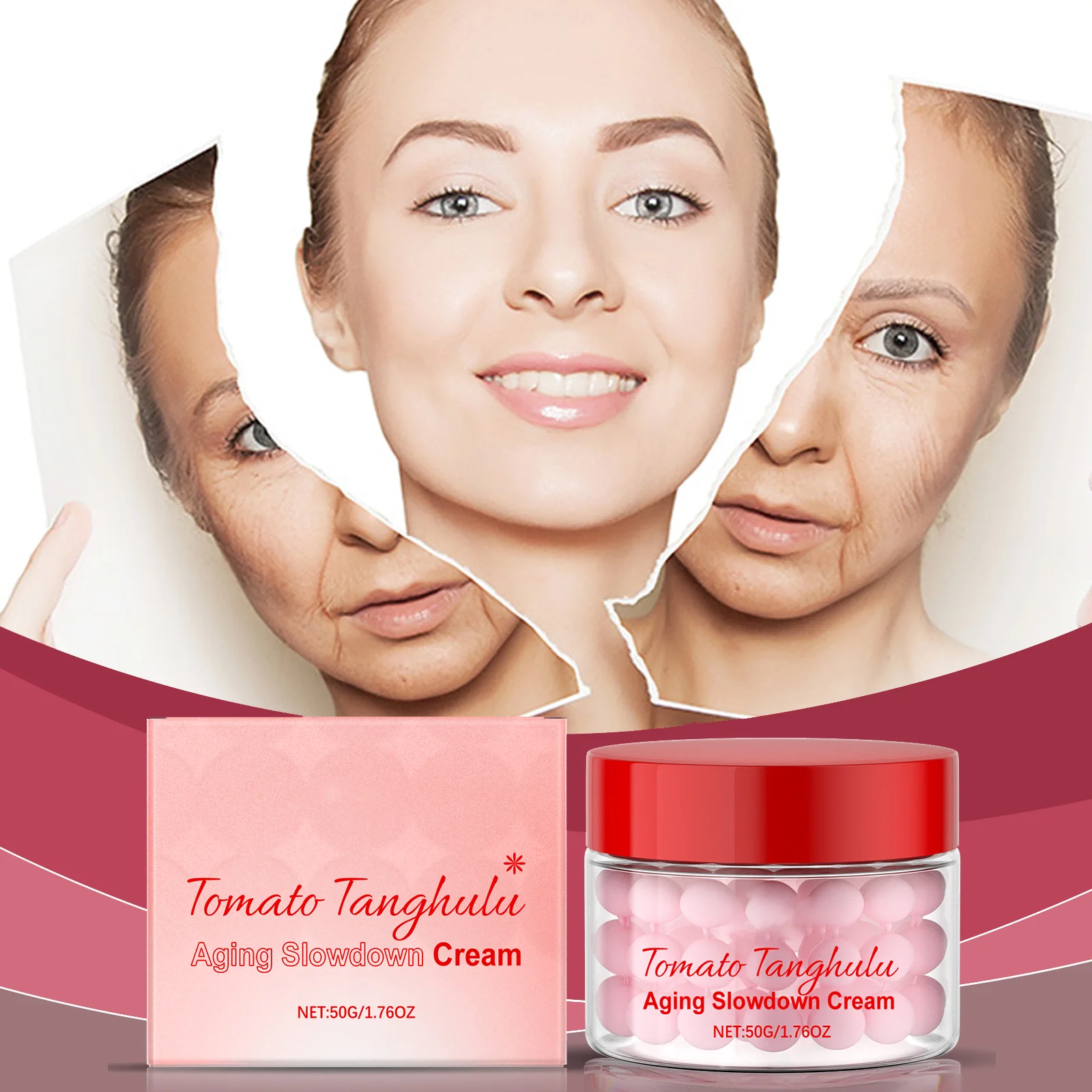 Фото растворимые катания, Капсулы ґрунтов du visage au collagene, Acide Hyaluronique, Эссенция №3