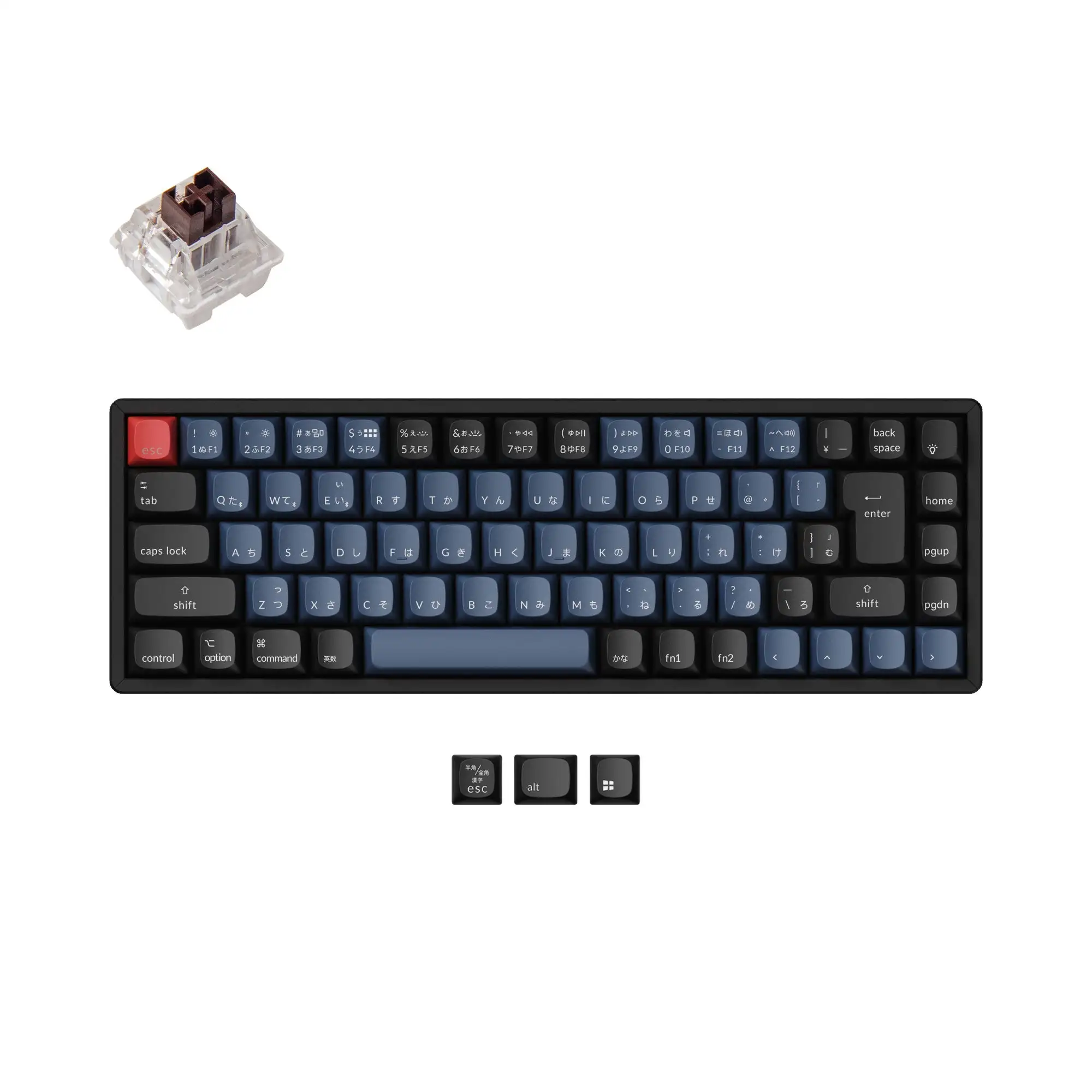 Беспроводная механическая клавиатура Keychron K6 Pro QMK/VIA, японская раскладка JIS, колпачки клавиш ABS с RGB подсветкой, переключатель K Pro с горячей заменой