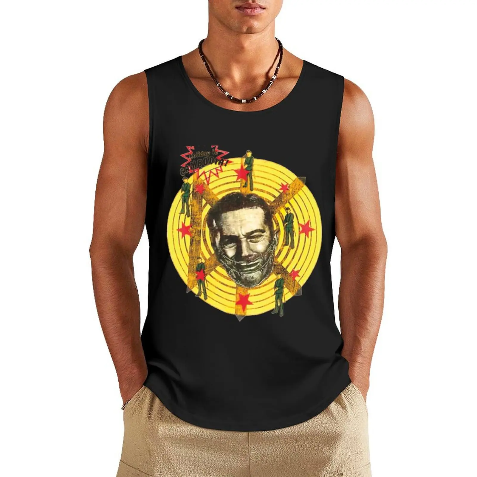 Rai Neng Dort Premium Tank Top жилет без рукавов мужская одежда в стиле аниме для мужчин летняя
