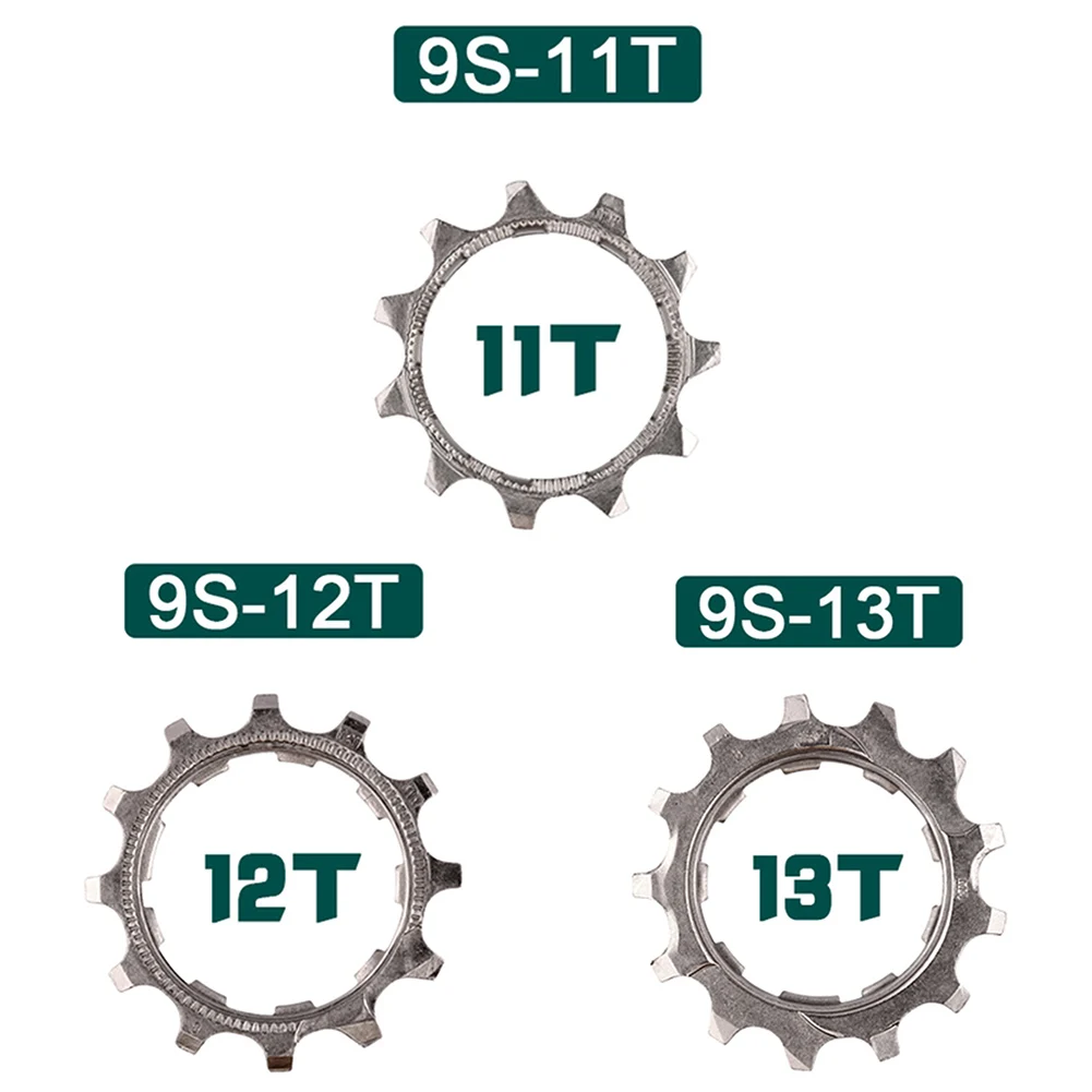 Фото Кассета Cog для велосипеда, свободное колесо 11-13T, 8/9/10/11/12 скоростей, совершенно новый, для горного и шоссейного велосипеда MTBike, свободное колесо, 3 шт., фрижевое колесо №2