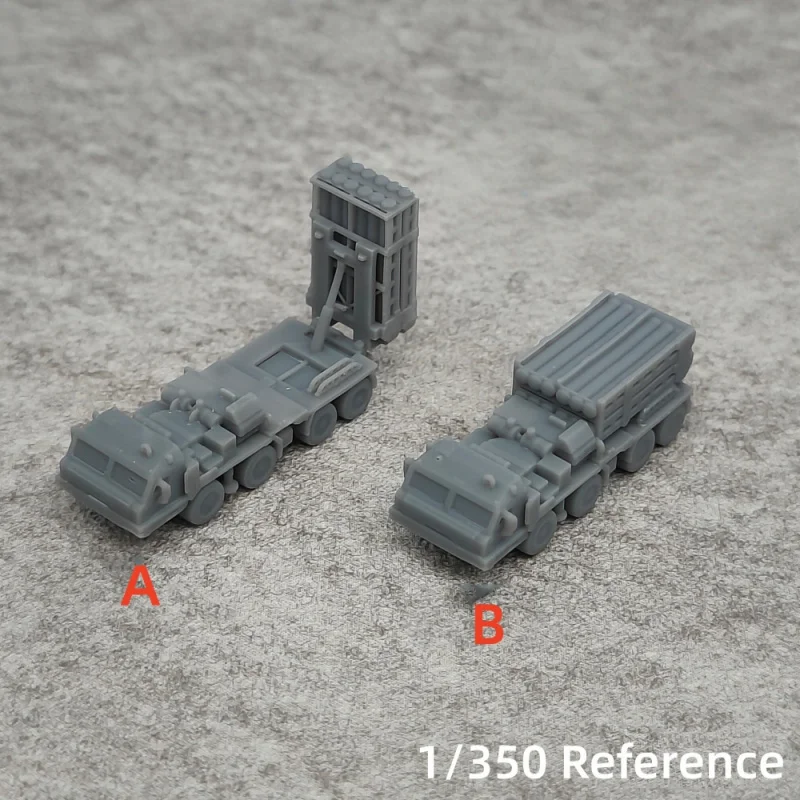 5PCS S350 противовоздушная ракета, модель из смолы 1/350 или 1/700, миниатюрная модель боевого танка TK621