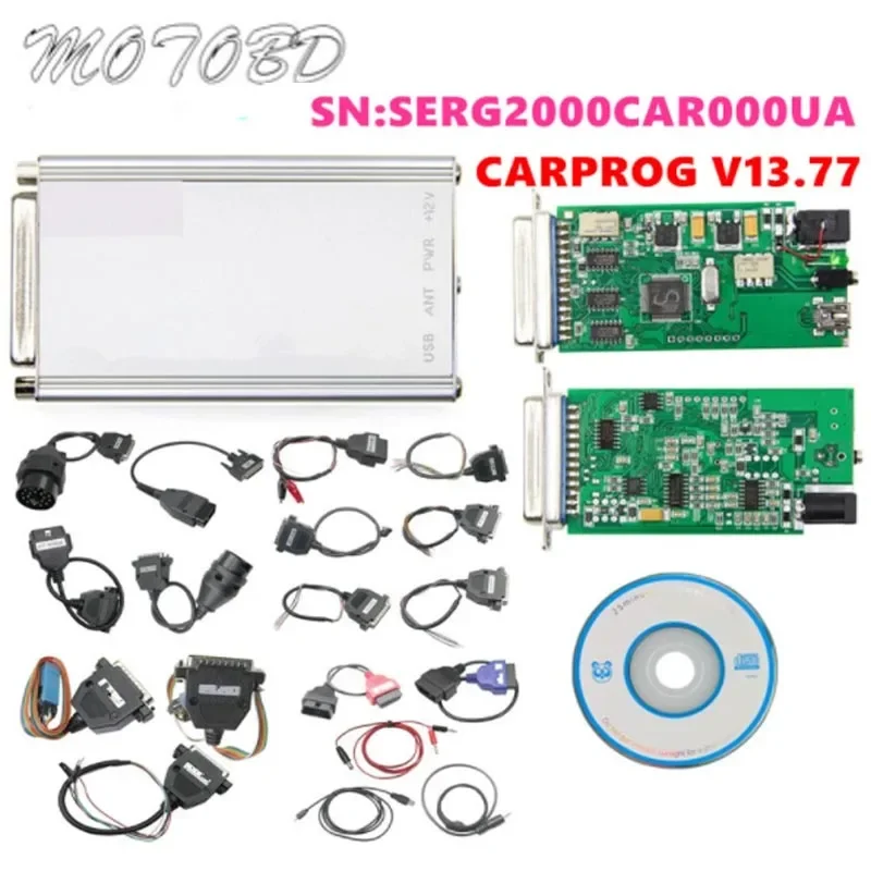 Новейшие Онлайн адаптеры Carprog 13,77 Full с keygen Car Prog V13.77 ECU Программатор для радио/IMMO инструмент для ремонта ЭКЮ