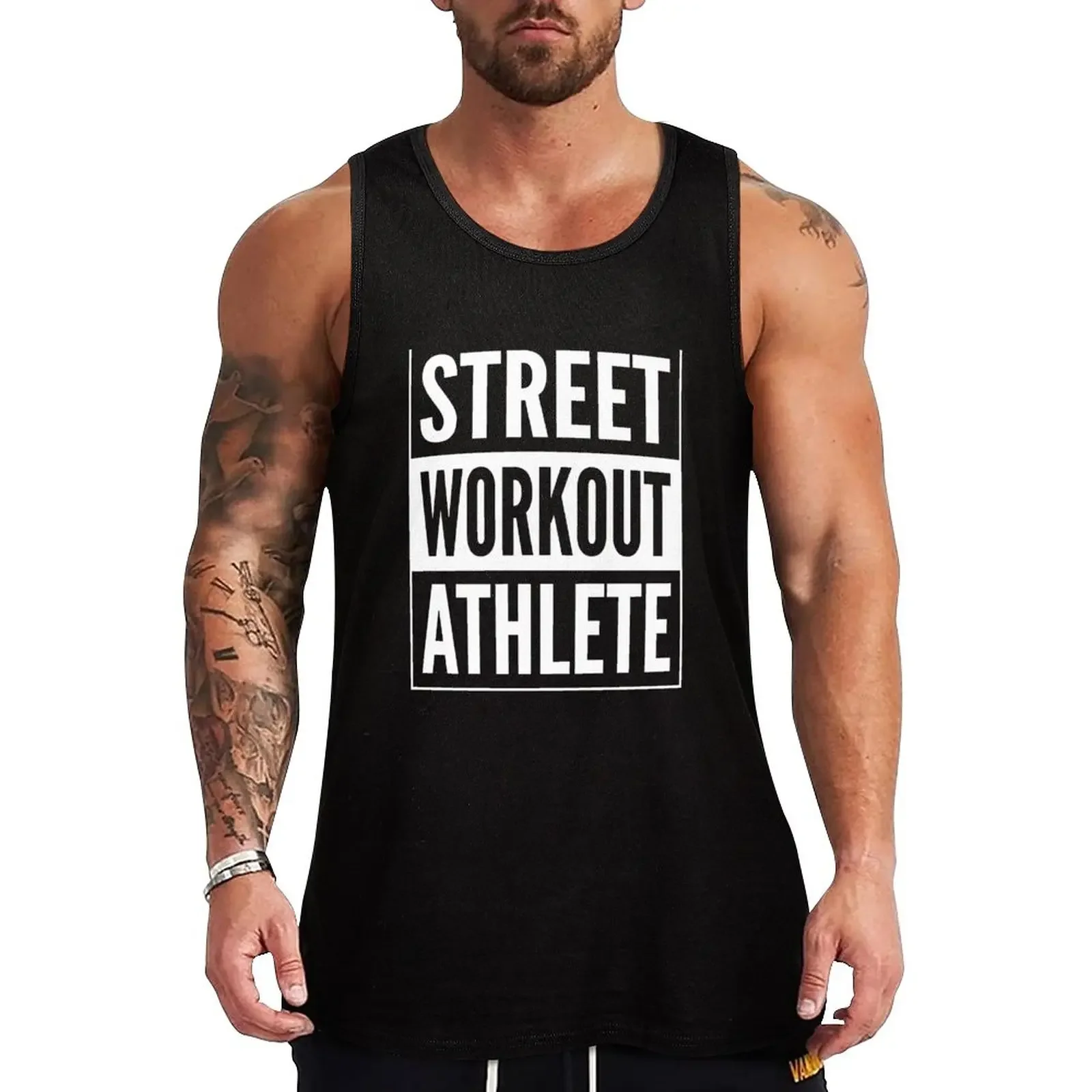 Новинка, уличная тренировка, белый дизайн, майка для людей Calisthenics, лидер продаж, Мужская футболка, мужской сексуальный костюм