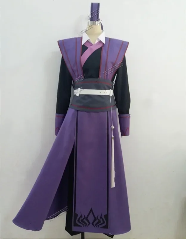2025Anime Mo Dao Zu Shi Косплей Костюм Jiang Cheng Подростковая версия Grandmaster of Demonic Cultivation для женщин и мужчин Древняя одежда
