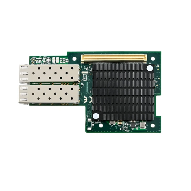 Фото SFP28 волоконная сетевая карта сервера OCP2.0 Mellanox Connectx-3 Двухпортовая 10G SFP28 сетевая карта сервера №3