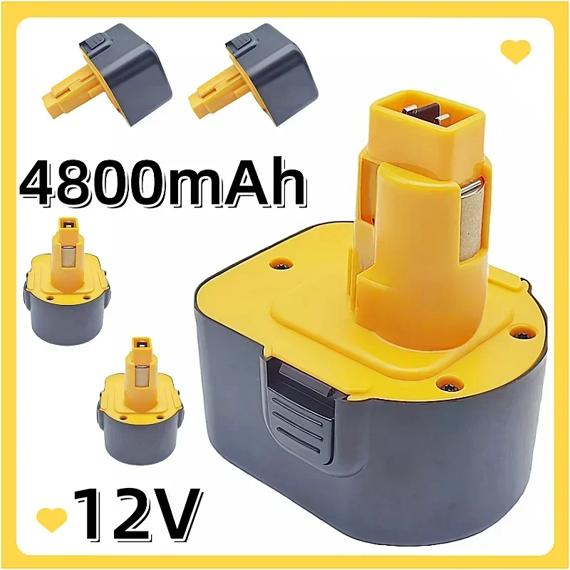 Для 4800 мАч NI-MH аккумулятор для электроинструмента 12 В DW9072 DW9071 DC9071 DE9037 DE9071 DE9072 DE9074 DE9075 152250 -27