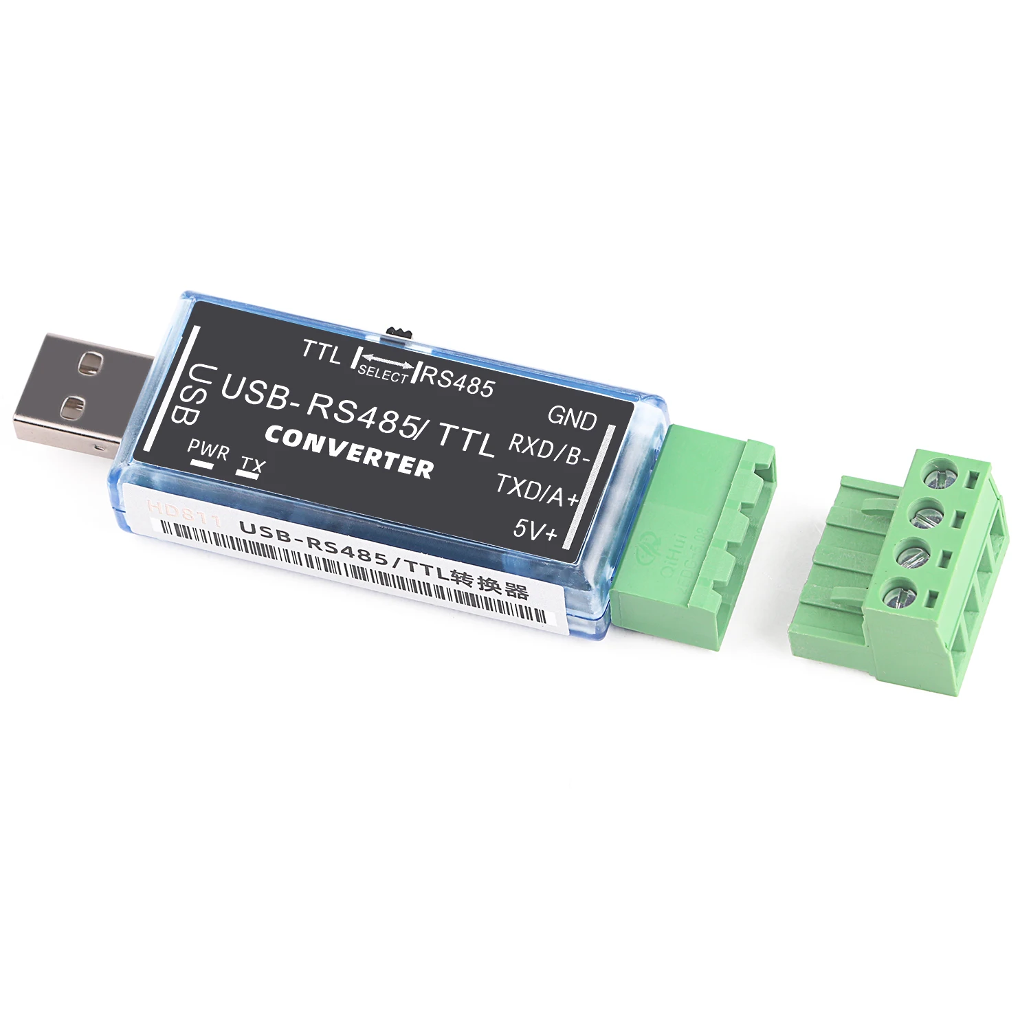 Последовательный преобразователь USB в TTL или RS485 для Win 11 10 8 7 Mac OS Linux