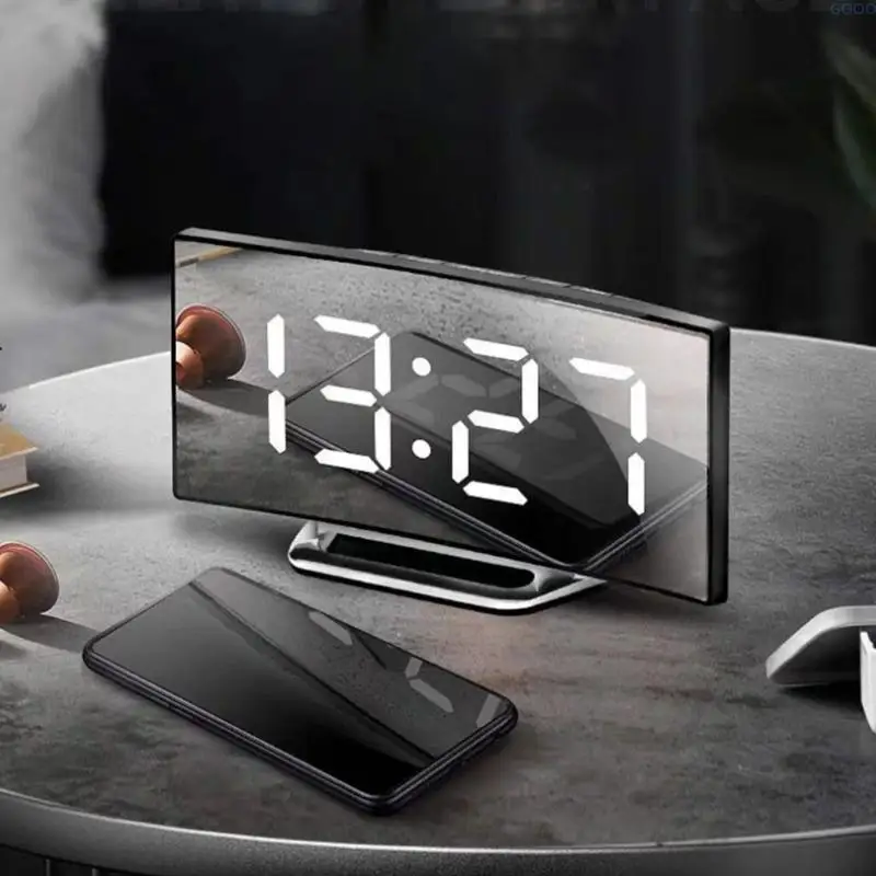 23GA зеркальные поверхности Quie Comeed Compante Adarm Sharge со светодиодным дисплеем USB Power