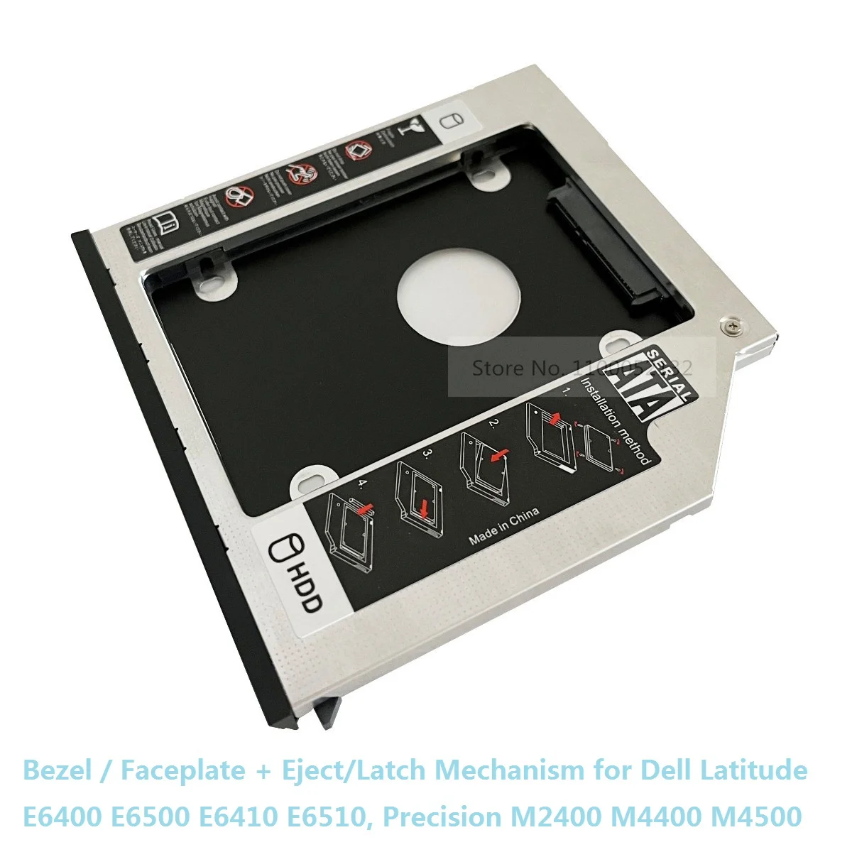 Оригинальная защелка эжектора передней панели, 2-й SATA SSD HDD, жесткий диск, оптический адаптер Caddy Frame для Dell Precision M2400 M4400 M4500
