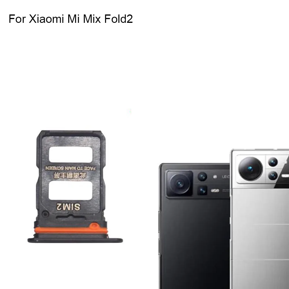 Держатель для Sim-карты для Xiaomi Mi Mix Fold2, новый держатель для Sim-карты, лоток, слот для Sim-карты для Xiao Mi Mix Fold 2, запасные части