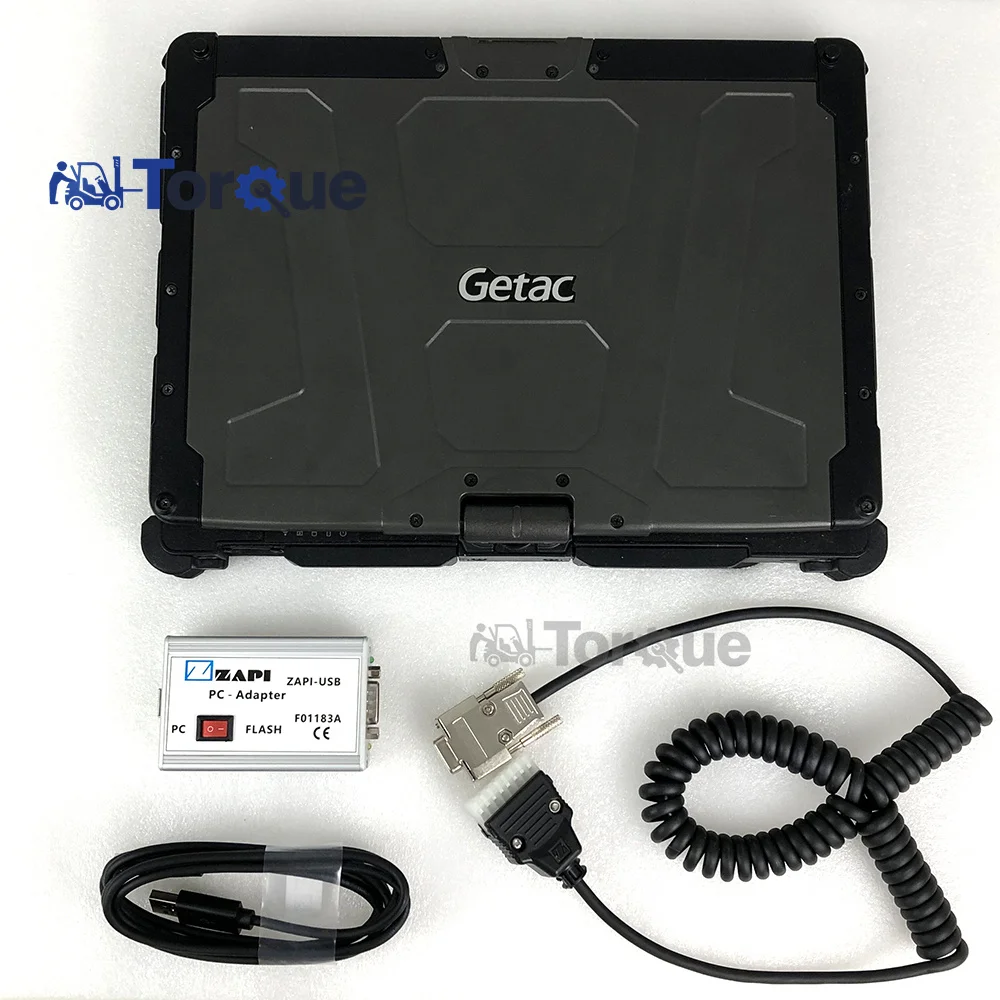 Getac ноутбук для Zapi USB диагностическая консоль программное обеспечение автоматический сканер для вилочного погрузчика инструменты для обслуживания вилочного погрузчика Zapi ремонт сканер