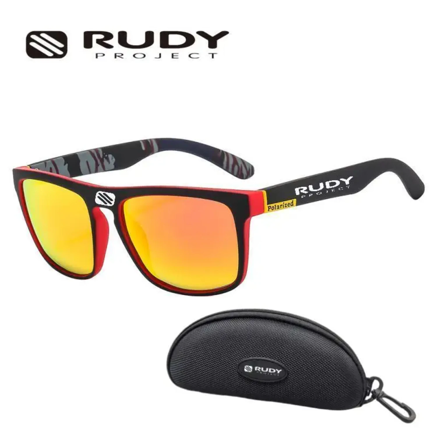 Фото RUDY PROJECT поляризационные солнцезащитные очки с защитой UV400 для мужчин и женщин, уличные солнцезащитные очки для охоты, рыбалки, вождения, велосипеда, кожаный костюм №4