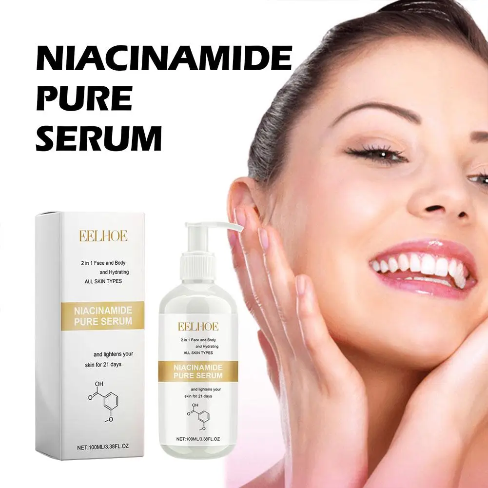 Фото Отбеливающая сыворотка Niacinamide, увлажняющая сыворотка для линий и морщин, снижает уход, уменьшает вероятность сокращения морщин и акне, Фит B5t8 №2