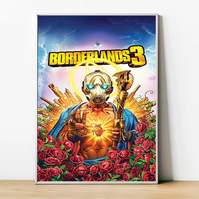 Горячие игры B-BORDERLANDS постер для домашнего декора холст настенная художественная роспись винтажное украшение для спальни гостиная декоративные картины Украшения для дома