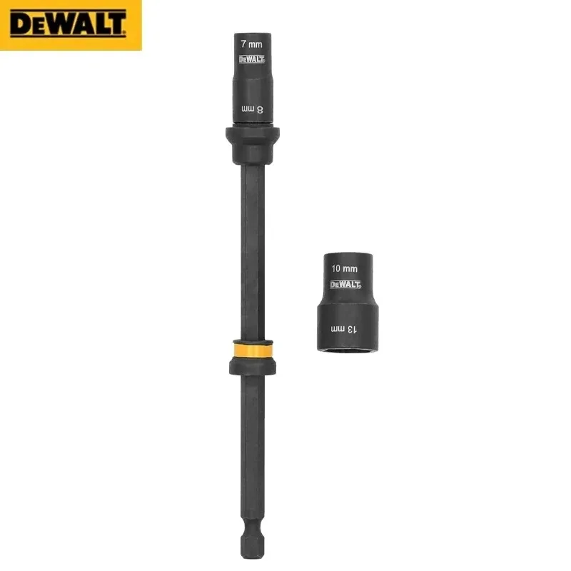 Фото DEWALT DWADENDEXT-2MM Магнитная розетка 4-в-1 — 7/8/10/13 мм, удлинитель 6 дюймов, двухсторонняя гайковертка для самостоятельного ремонта/ремонта ​ №2