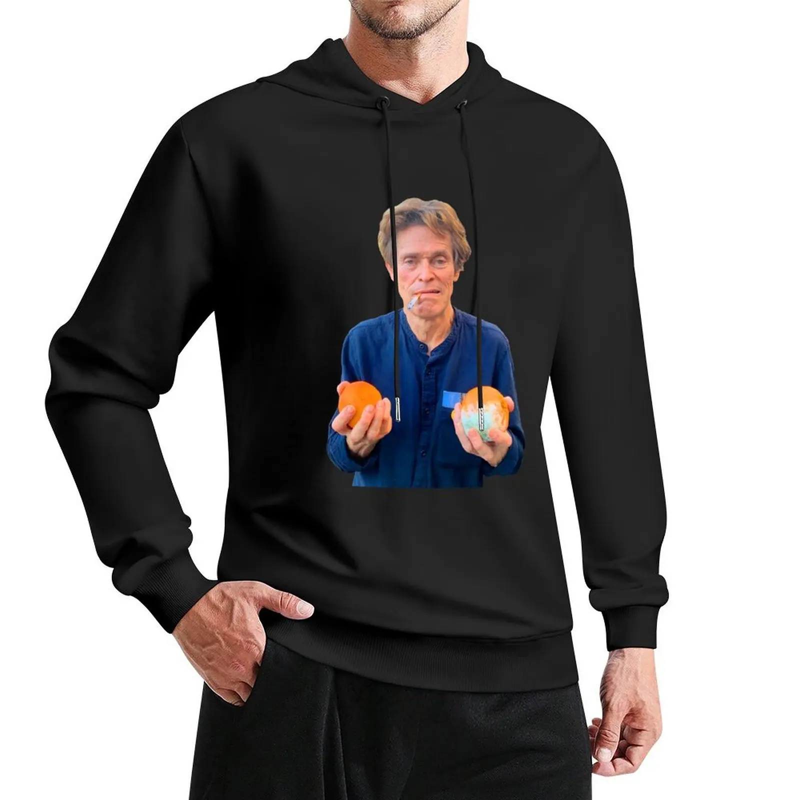Фото Толстовка с капюшоном Willem Dafoe Holding Orange, осенние новинки, мужская одежда, осенняя одежда, новые толстовки и свитшоты №4