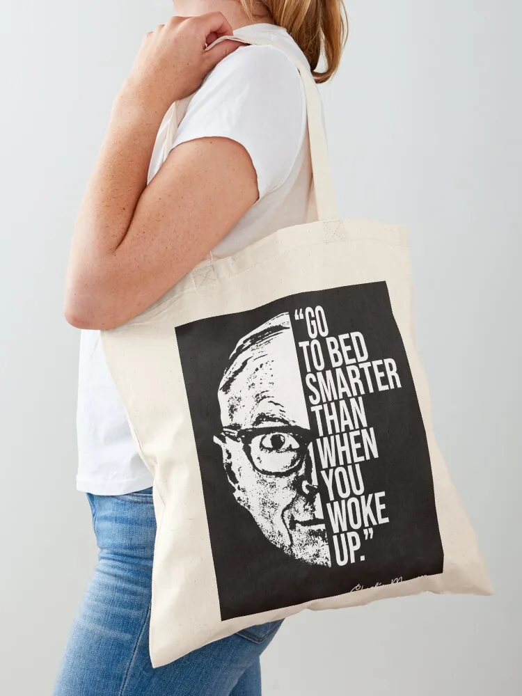 Фото Цитаты Чарли Мунзера, цитата Tote Bag экологические сумки Экологическая сумка Женская сумка-шоппер сумка №2