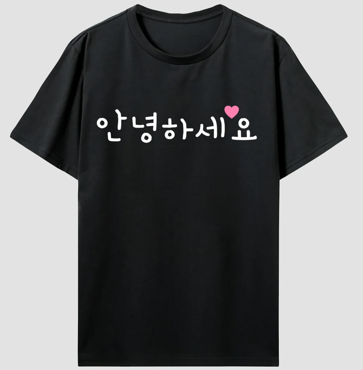 Корейские футболки Hello Annyeong-Haseyo for K-Pop Fanatics с винтажным принтом унисекс, высококачественные футболки из 100% хлопка с рисунком