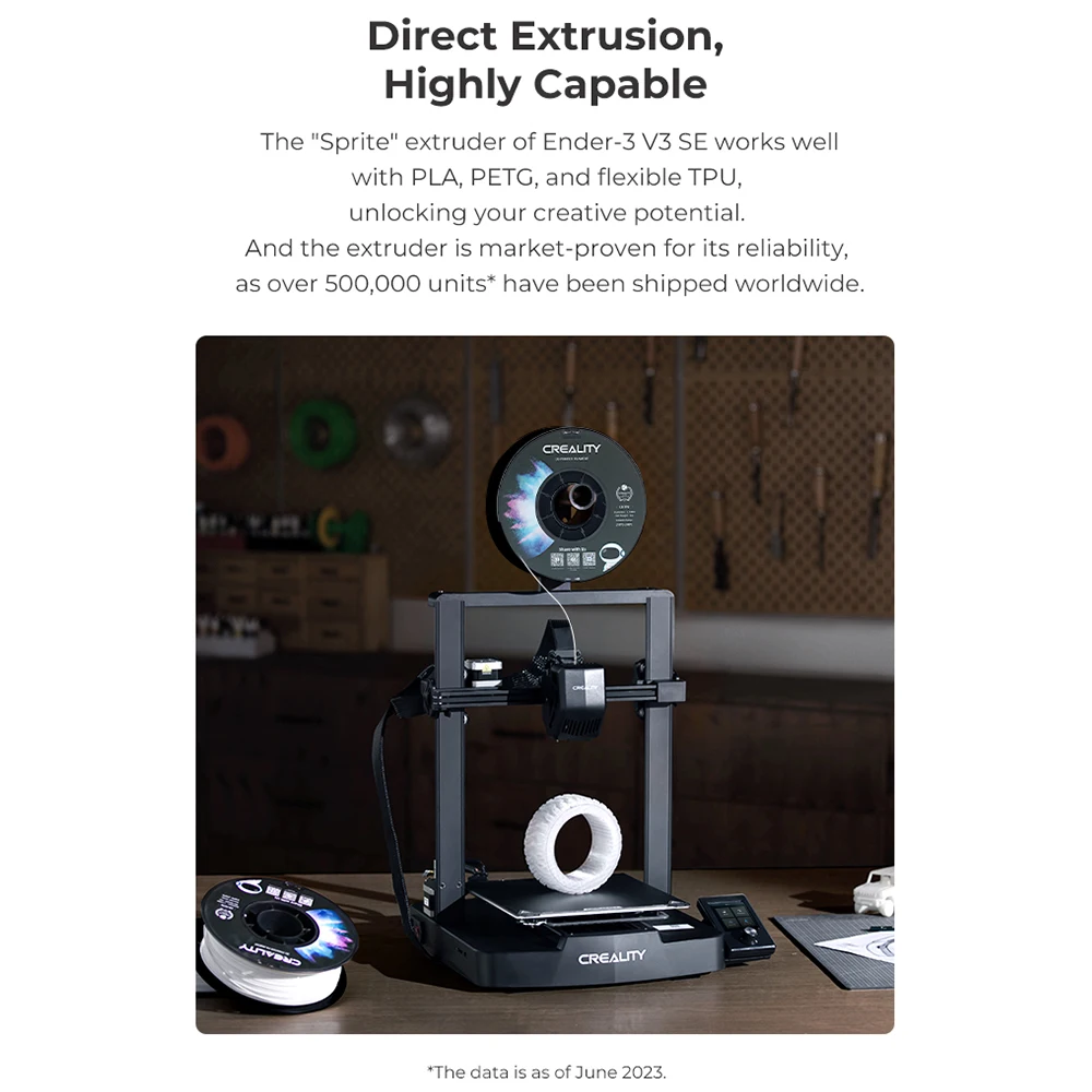 Фото 3D-принтер Creality Ender-3 V3 SE, 250 мм/с, автоматический выравнивание №4