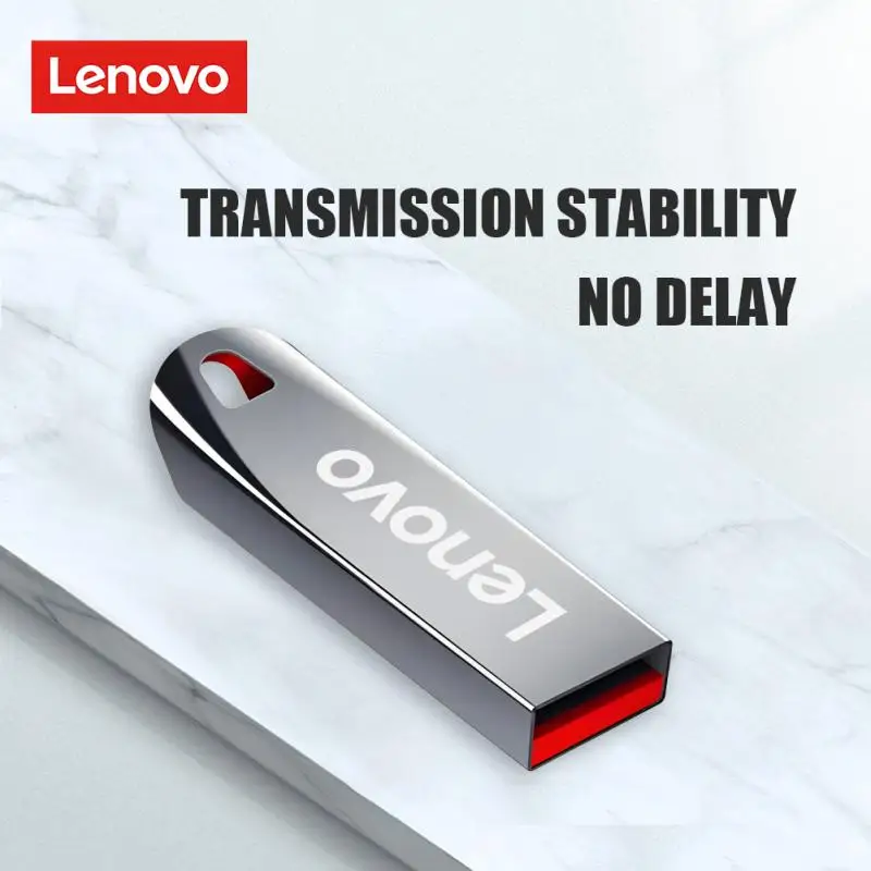 Фото USB-флеш-накопитель Lenovo в металлическом корпусе, 128 ГБ, 1 ТБ, 512 ГБ, 256 ГБ №5