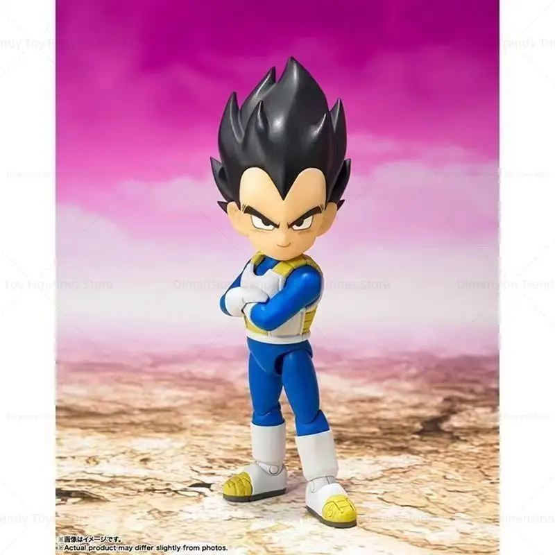 Фото Bandai в наличии SHF S.H.Figuarts Dragon Ball DAIMA SON GOKU VEGETA MINI аниме оригинальные игрушки подарки полная фигурка модель комплект DT №3