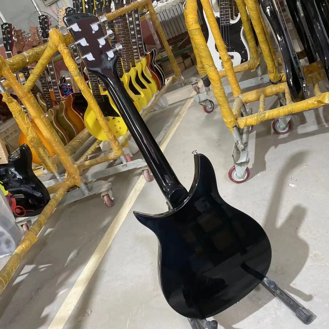 Электрическая гитара Rickenbacker 325, корпус из липы, задний мост, черный цвет, подставка из розового дерева, 21 лад, бесплатная доставка, Gleeson (art.: 3920c55688be6) - 3920c55688be6