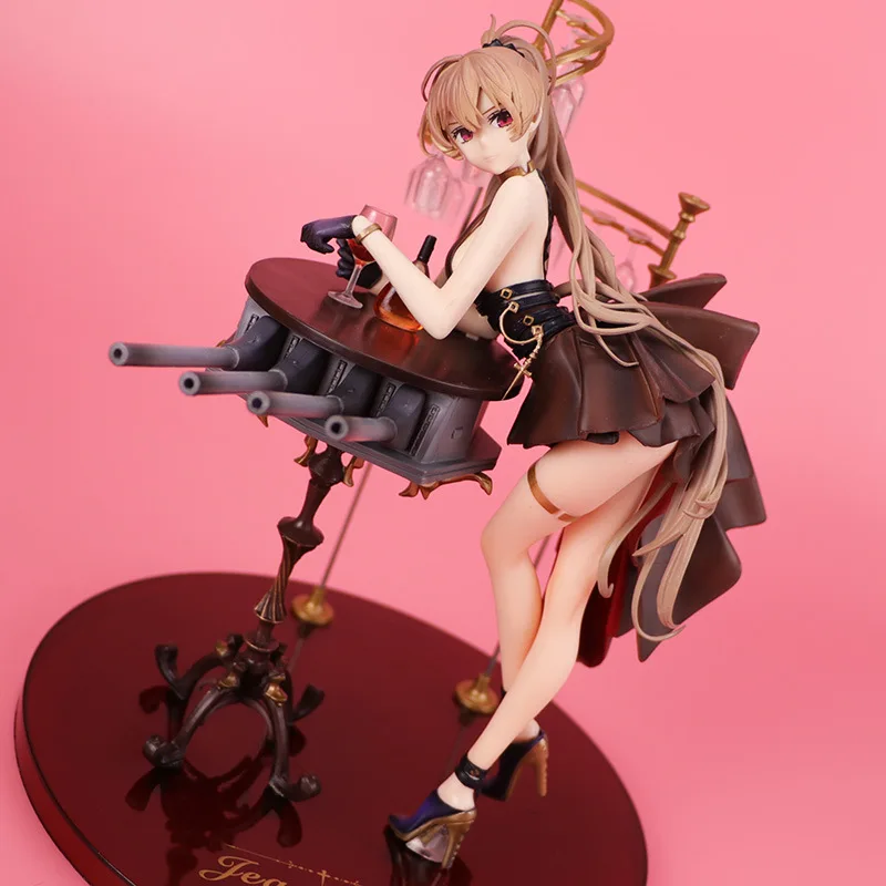 Новая аниме-игра Azur Lane MNF Jean Bart Стоящая поза Фигурка ПВХ Модель статуя Настольный декор Игрушки Кукла Коллекция Подарки