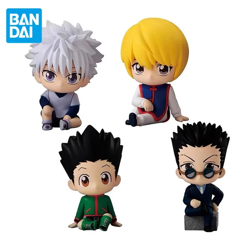 Оригинальная фигурка BANDAI из аниме «Охотник гасяпон», Фигурка «сидящее положение», экшн-фигурка, Рождественское украшение, Подарочные игрушки для детей